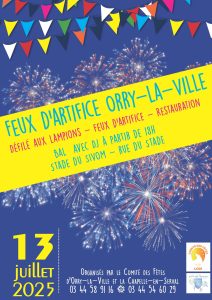 FEUX D’ARTIFICE du 13 juillet 2025